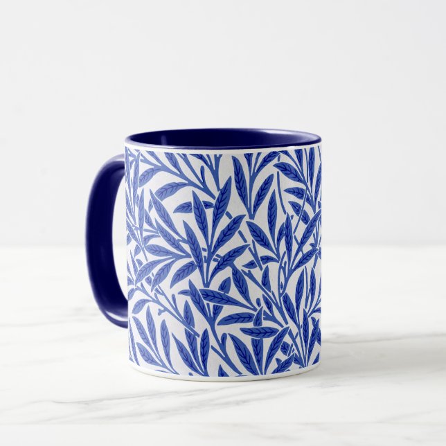 Willow Motif, William Morris Coffee Mug (Devant gauche)