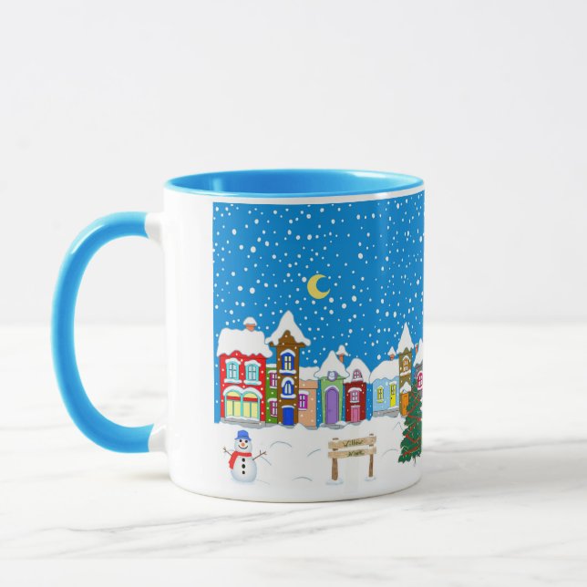 Willow Nook zu Weihnachten Tasse (Links)