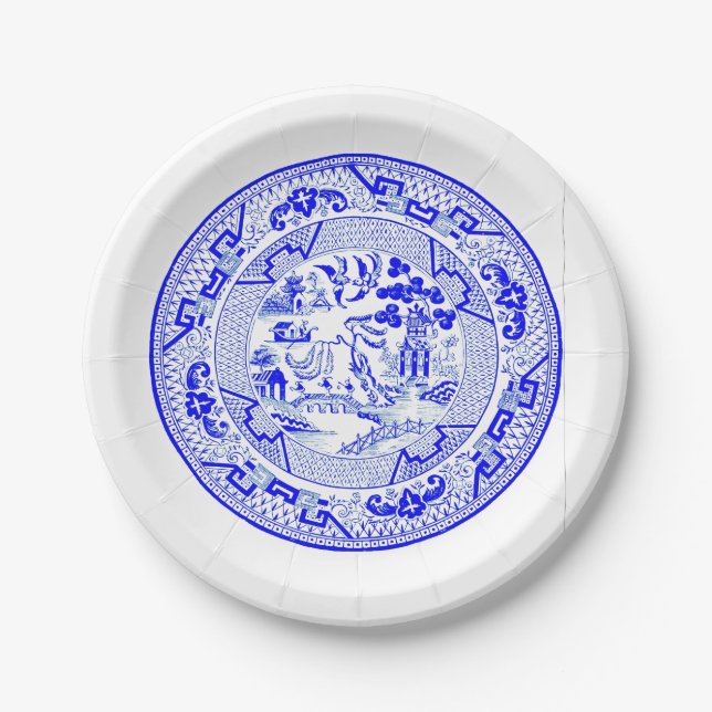 Willow Pattern [1912] Pappteller (Vorderseite)