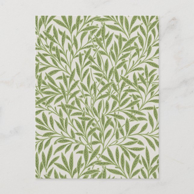 Willow Pattern, William Morris Postkarte (Vorderseite)