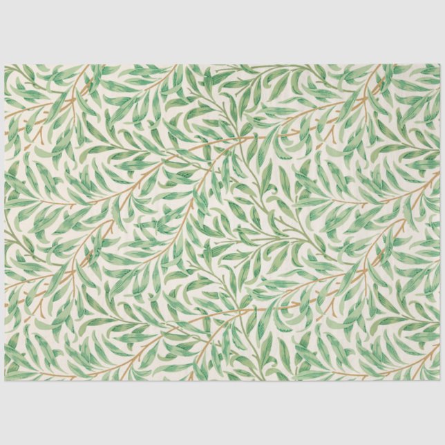 Willow Pattern, William Morris Tissue Seidenpapier (Vorderseite)