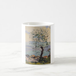 Willow Tree by the Lake (Schweizer Landschaft) Kaffeetasse