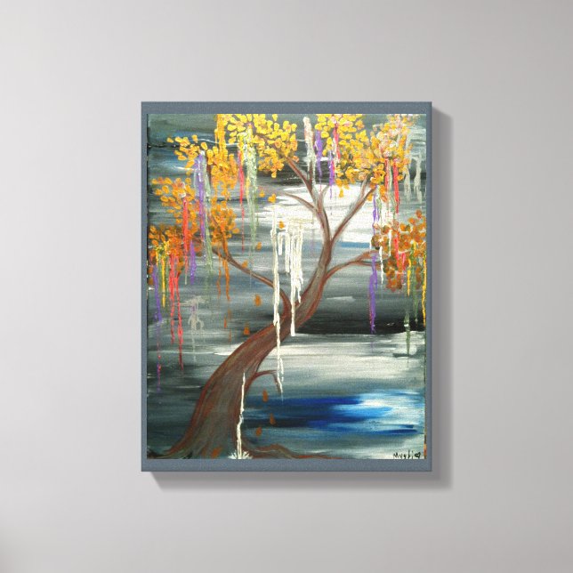 Willow Tree Original Kunstdruckerei auf Leinwand (Vorderseite)