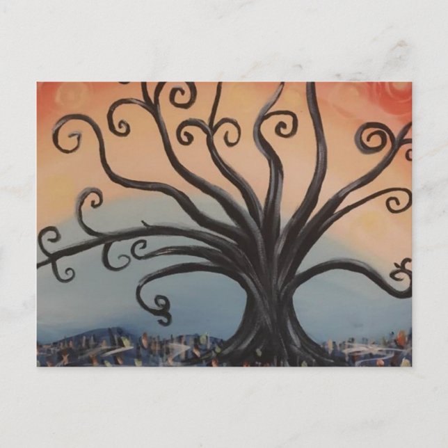 WILLOW TREE POSTCARD POSTKARTE (Vorderseite)