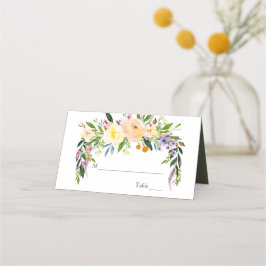 Willow und Floral Wedding Platzkarte
