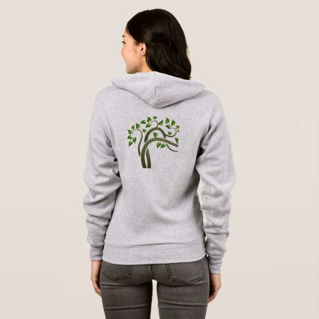 WillowFibroClinic Sweatshirt Sweat - shirt à capuc (Dos entier)