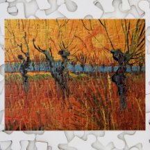 Willows at Sunset by Vincent van Gogh