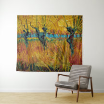 Willows bei Sunset | Van Gogh |