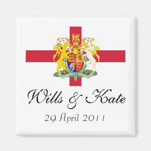 Wills et Kate Mariage royal Keepsaké Magnet