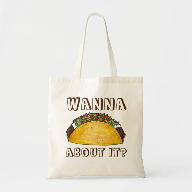 Willst du darüber reden? Taco Tasche (Vorne)