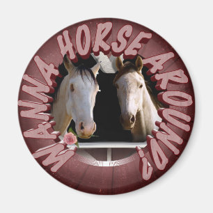Willst du ein Pferd? Magnet