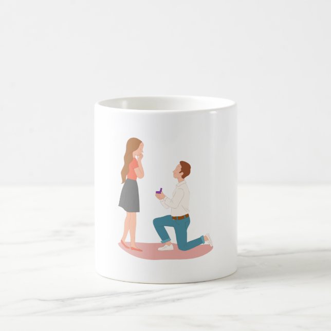 Willst du mich heiraten? kaffeetasse (Mittel)