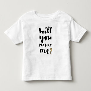 Willst du mich heiraten? kleinkind t-shirt