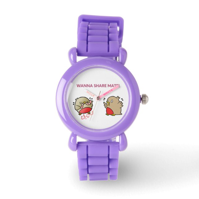 Willst du Partner teilen? Armbanduhr (Vorderseite)