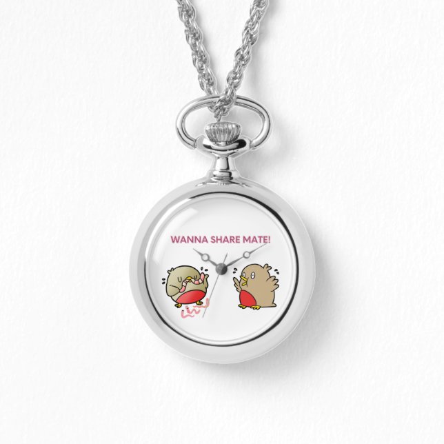 Willst du Partner teilen? Armbanduhr (Vorderseite)