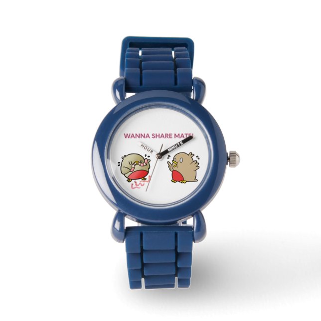 Willst du Partner teilen? Armbanduhr (Vorderseite)