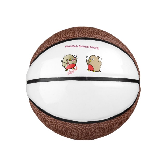Willst du Partner teilen? Mini Basketball (Vorderseite)