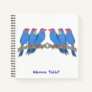 Willst du reden? notizbuch