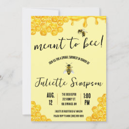 Willst du sein? Honigbiene, Honig, Brautparty Einladung