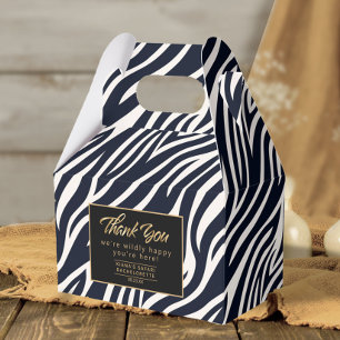 Willy Happy Bachelorette Dank Zebra BW ID1151 Geschenkschachtel
