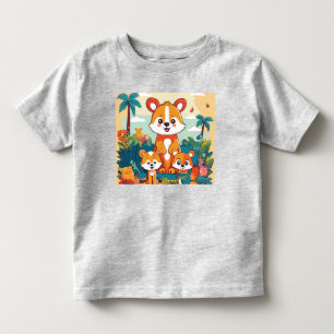 Willy Niedlich: Jungle Friends Playtime Kleinkind T-shirt