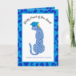 Willy stolz Next Chapter Blue Leopard Abschluss Karte