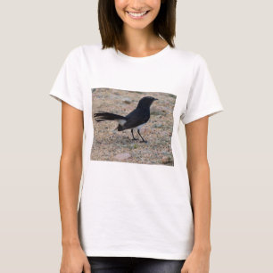 WILLY WAIGTAIL AUF EINEM ZAUN RUARAL AUSTRALIEN T-Shirt