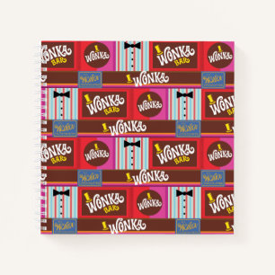 Willy Wonka Candy Pattern Notizbuch