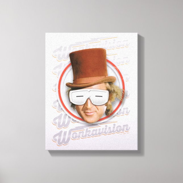 Willy Wonka in Wonkavision Goggles Leinwanddruck (Vorderseite)