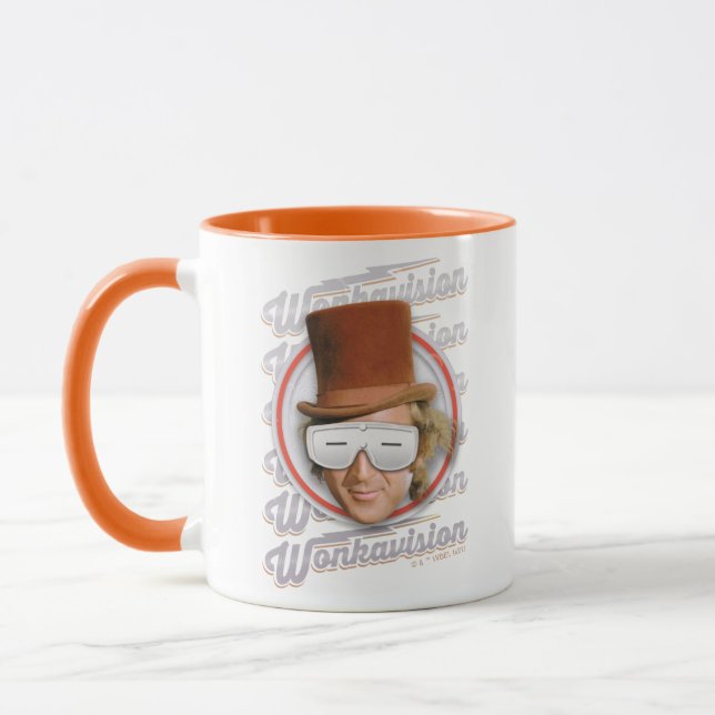 Willy Wonka in Wonkavision Goggles Tasse (Links)