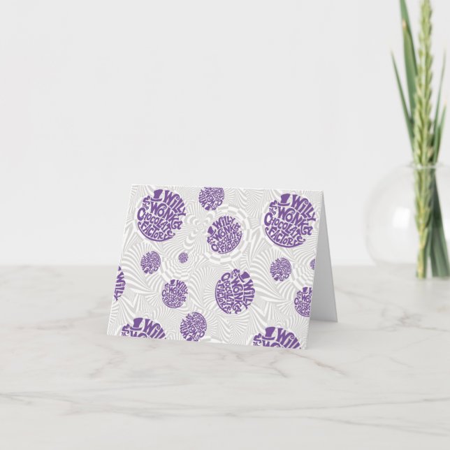 Willy Wonka Logo Psychedelic Graphic (Vorderseite)