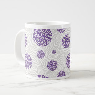 Willy Wonka Logo Psychedelic Graphic Jumbo-Tasse