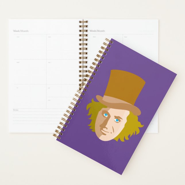 Willy Wonka Stenciled Face Graphic Planer (Anzeige)