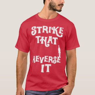Willy Wonka streike, die ihn umkehrt Weiß beunruhi T-Shirt