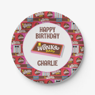 Willy Wonka und die Schokoladenfabrik zum Geburtst Pappteller