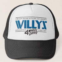 Willys 4WD Blau-Hut