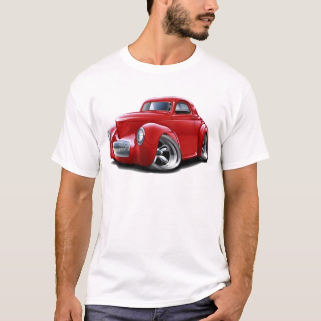 Willys Rot-Auto 1941 T-Shirt (Vorderseite)