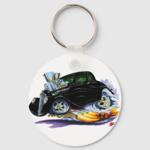 Willys schwarzes Auto 1933-36 Schlüsselanhänger
