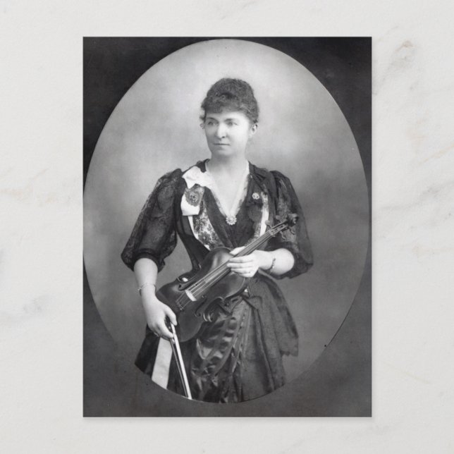 Wilma Norma Neruda, Lady Halle Postkarte (Vorderseite)