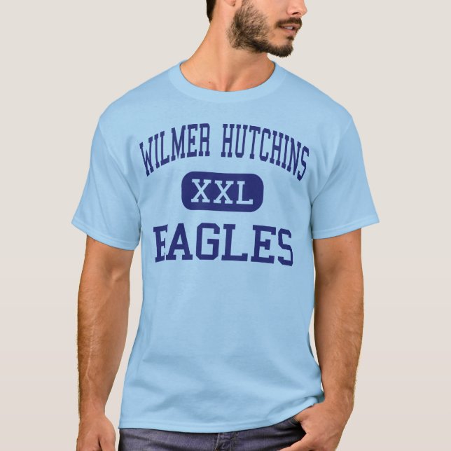 Wilmer Hutchins - Eagles - hoch - Dallas Texas T-Shirt (Vorderseite)