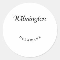 Wilmington Delaware Black Schriftart