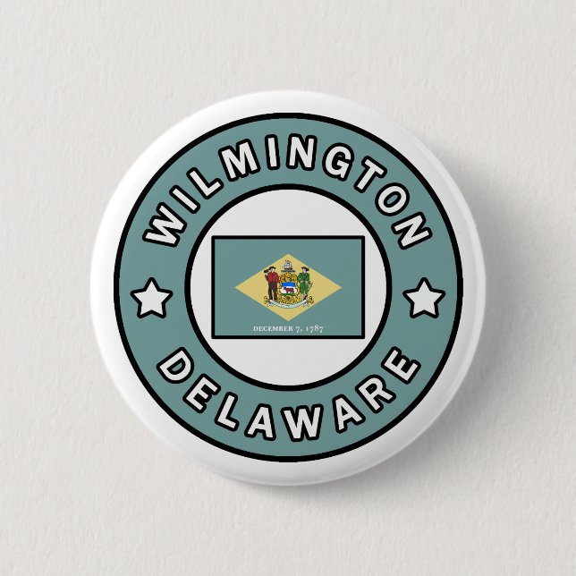 Wilmington Delaware Button (Vorderseite)