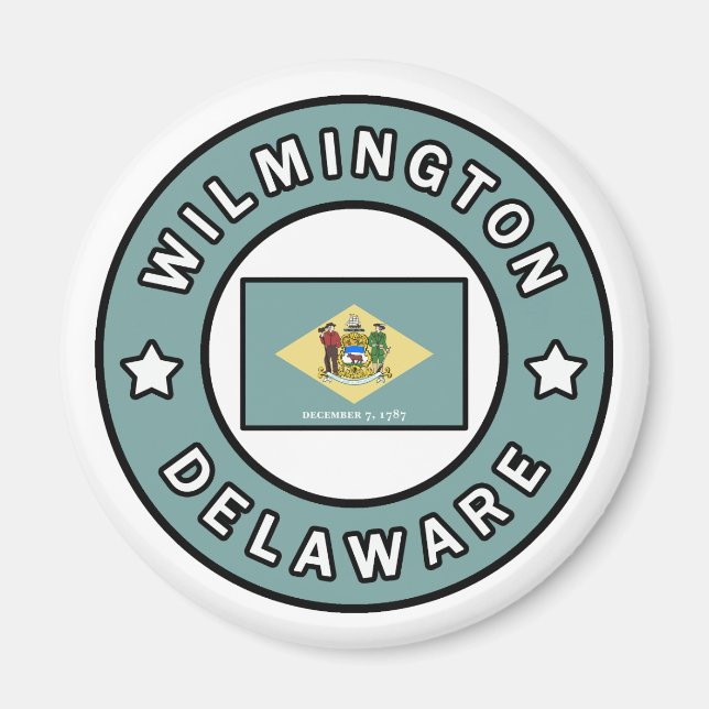 Wilmington Delaware Magnet (Vorne)