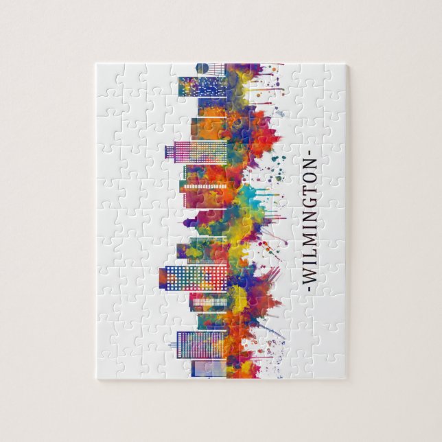 Wilmington Delaware Skyline (Vertikal)