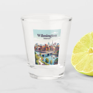 Wilmington, Delaware, USA Schnapsglas