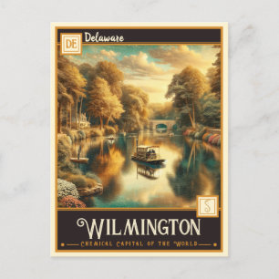 Wilmington, Delaware Vintage Postkarte