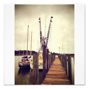 Wilmington-Garnele-Boot Fotodruck
