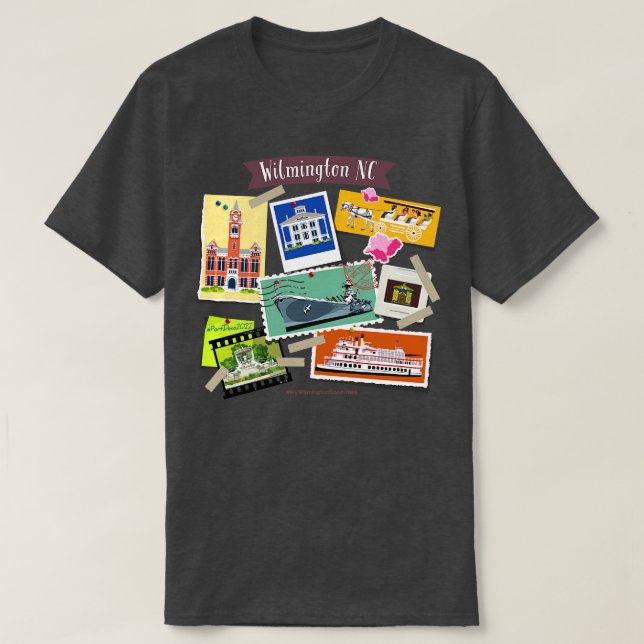 WILMINGTON NC Post Board T-Shirt (Design vorne)