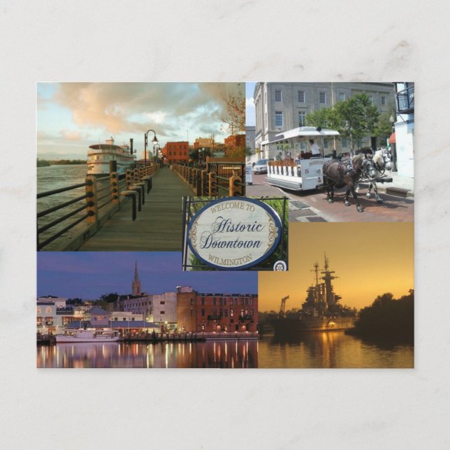 Wilmington, NC Postkarten (Vorderseite)