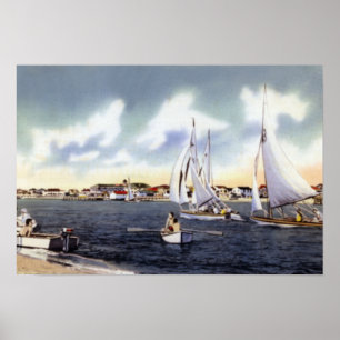 Wilmington-North Carolina-Segeln Poster